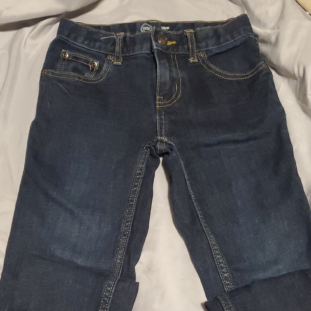 Dark Blue Denim Jeans